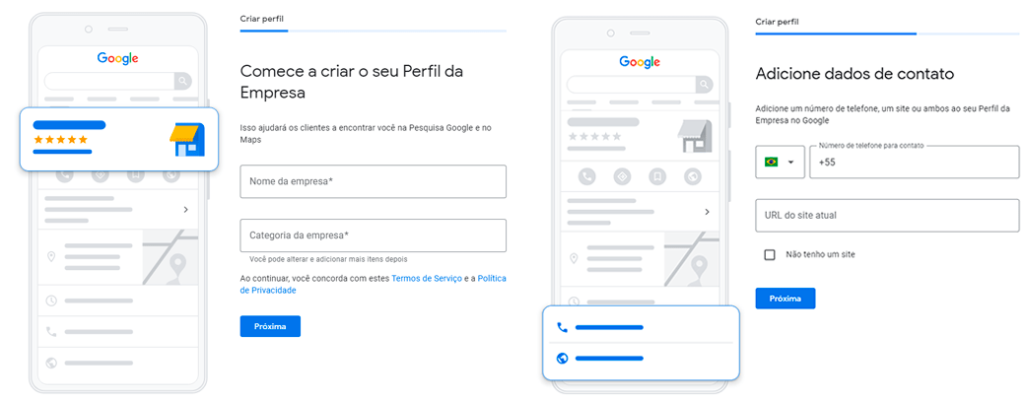 Google Perfil da Empresa para clínicas de odontologia