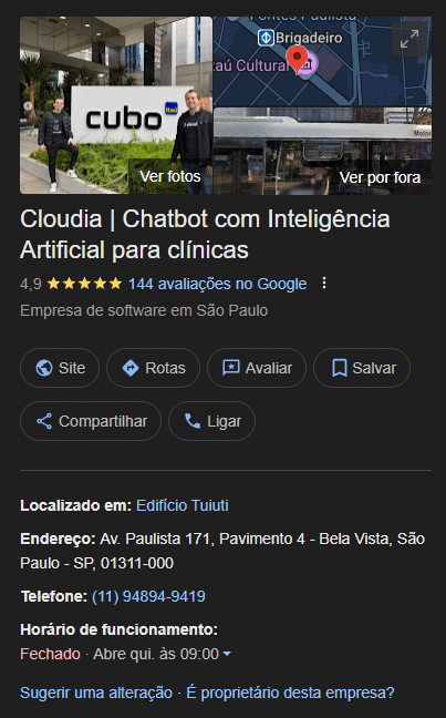 Como ter um bom ranqueamento no Google Perfil da Empresa para clínicas?