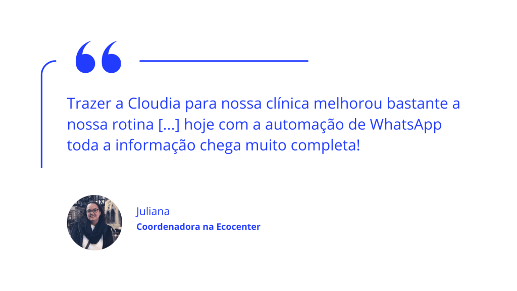 Como a Ecocenter automatizou seus processos e otimizou o atendimento aos pacientes com a Cloudia