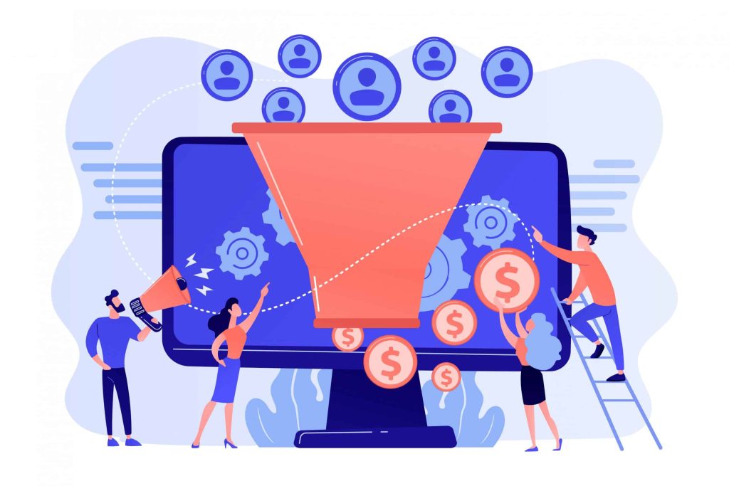 funil de agendamento para clínicas