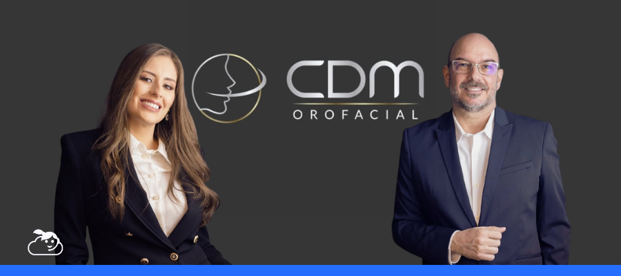 Foto dos sócios fundadores da clínica CDM Orofacil